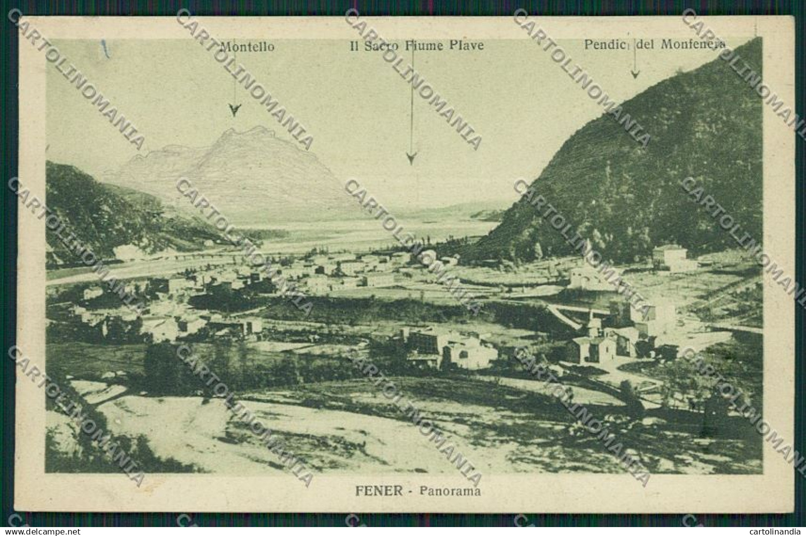 Belluno Fener cartolina ZC1724