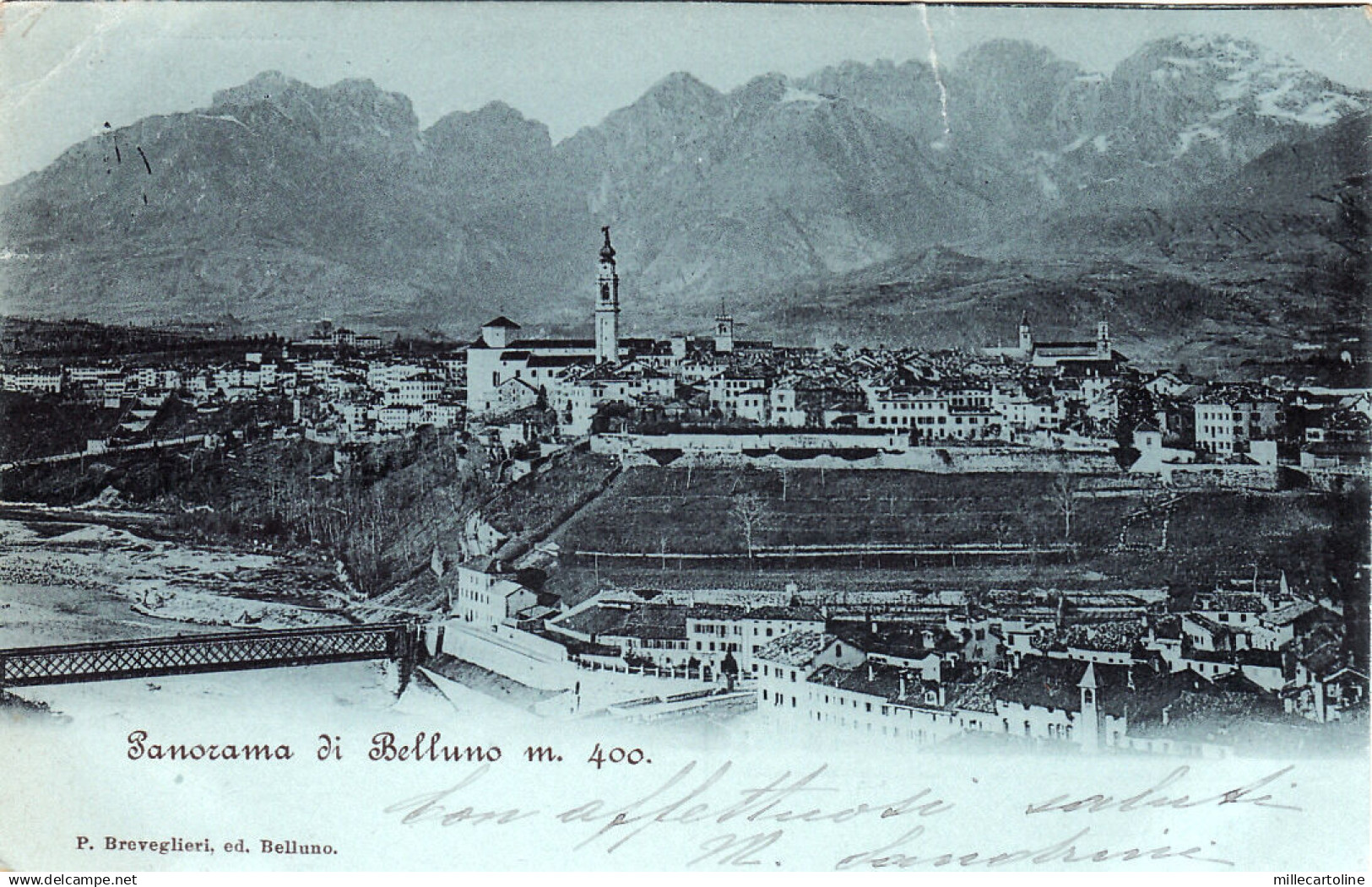 #BELLUNO: PANORAMA- 1900