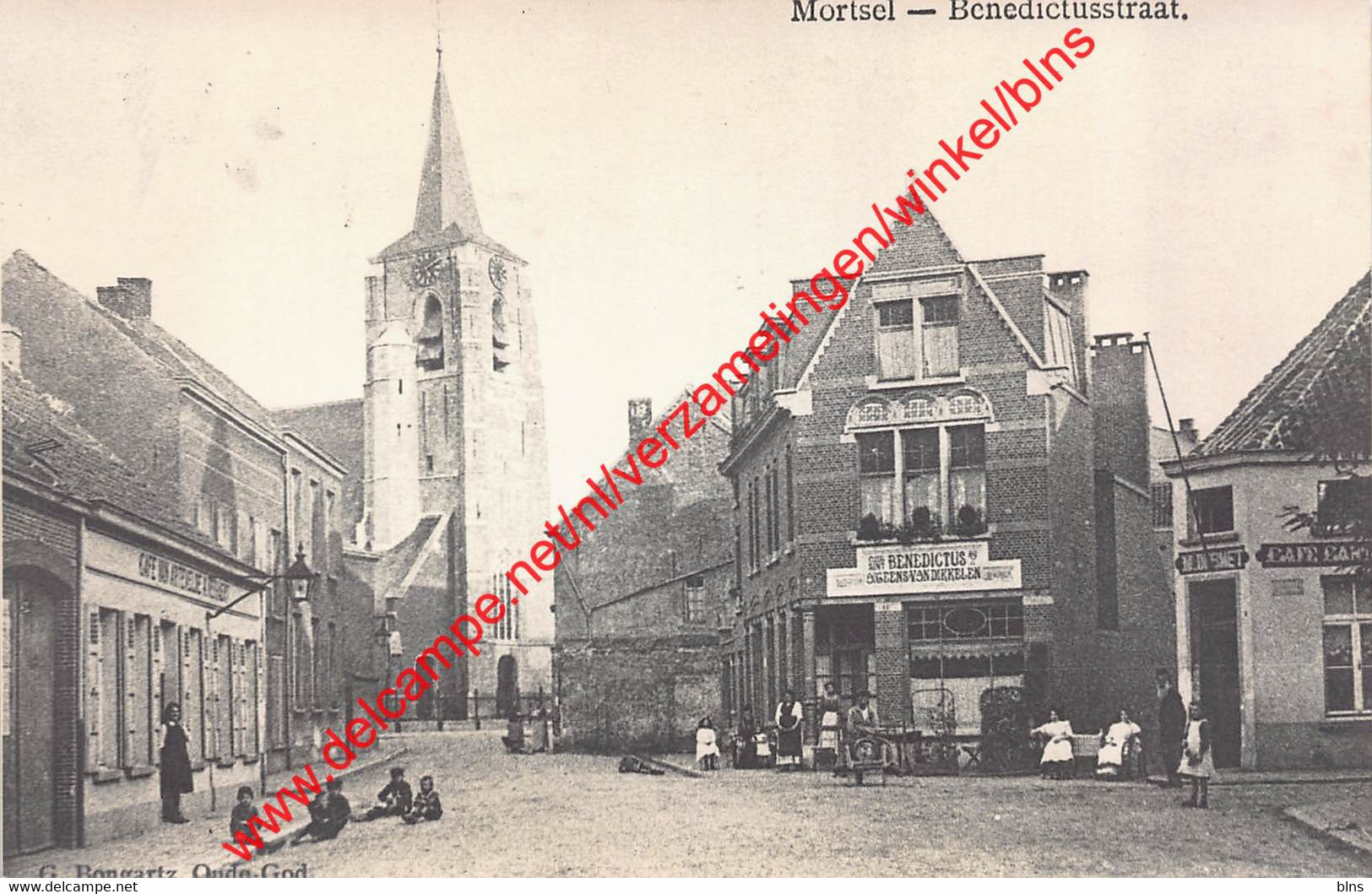 Benedictusstraat - repro kaart? - Mortsel