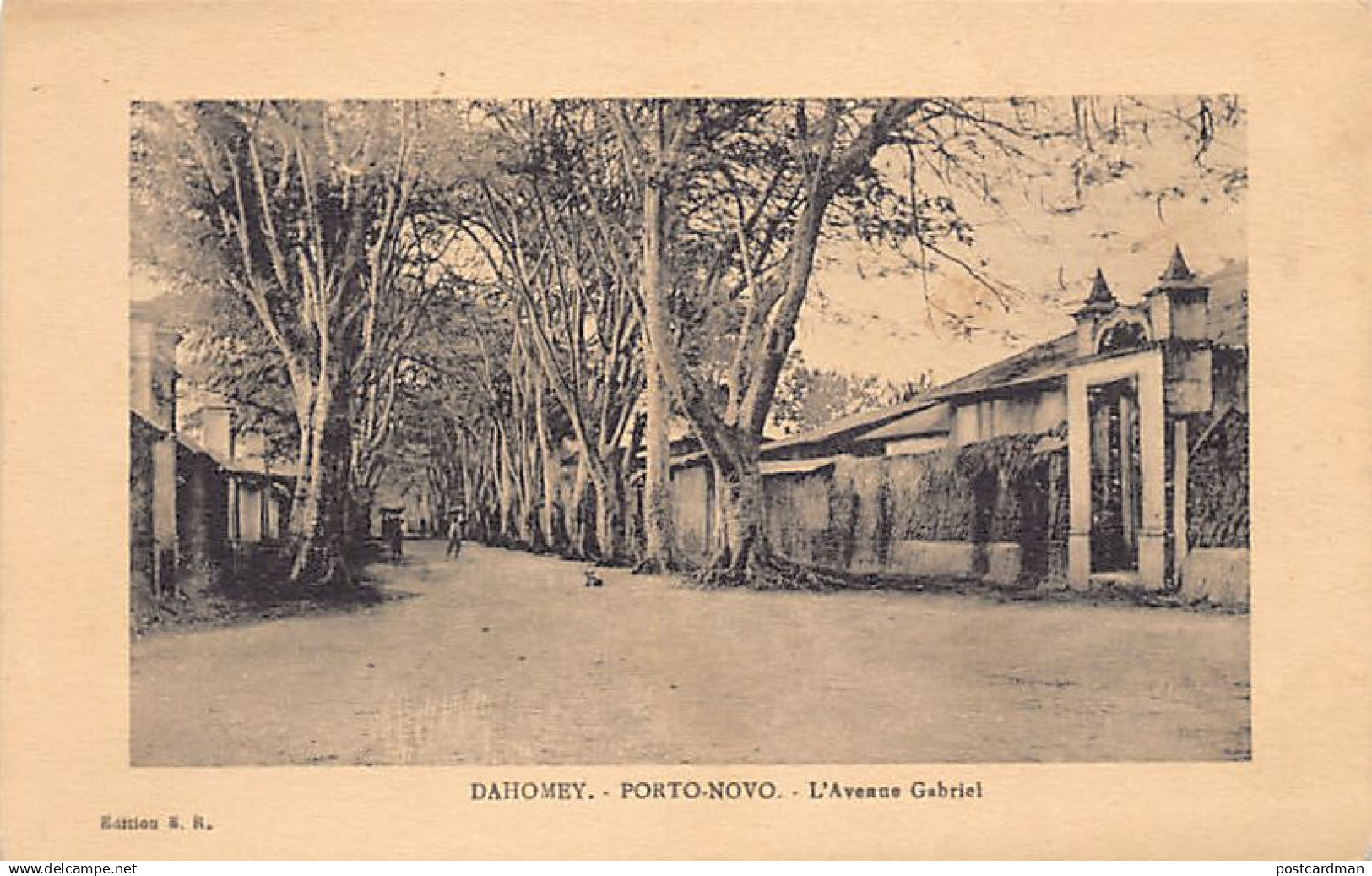 Bénin - PORTO-NOVO - L'Avenue Gabriel - Ed. E. R.