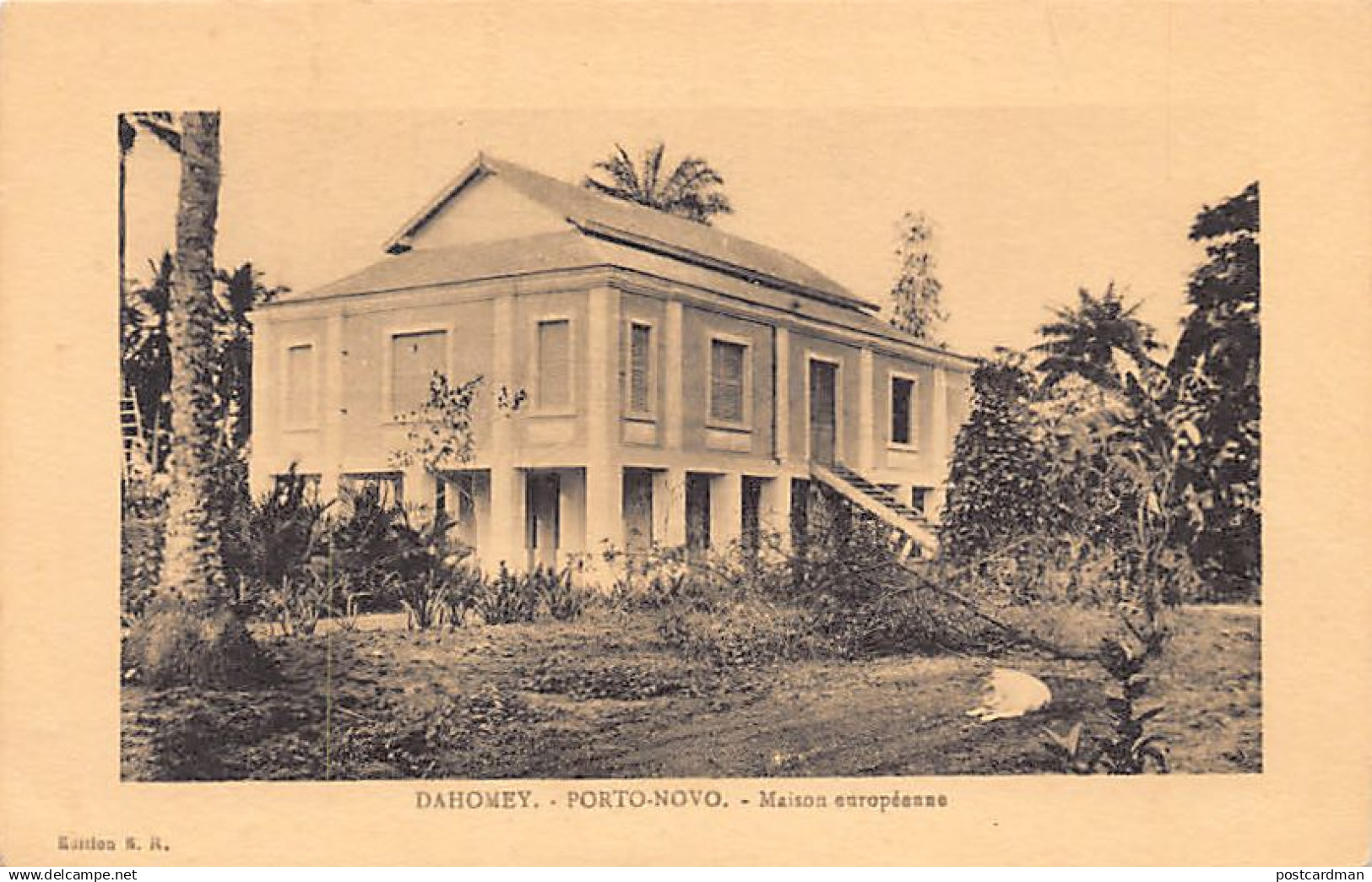 Bénin - PORTO NOVO - Maison Européenne - Ed. E.R.