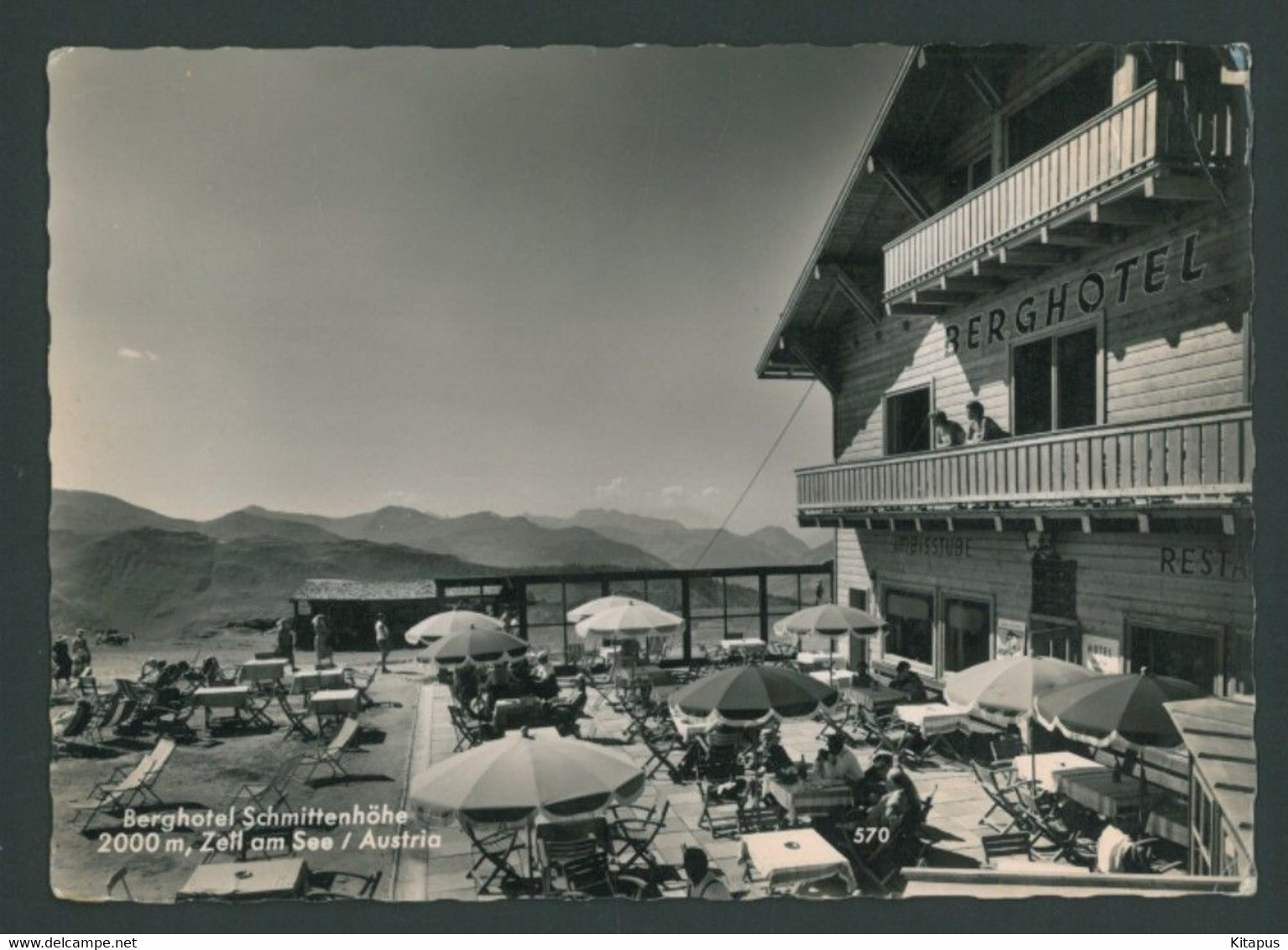 BERGHOTEL vintage postcard Zell am See Austria