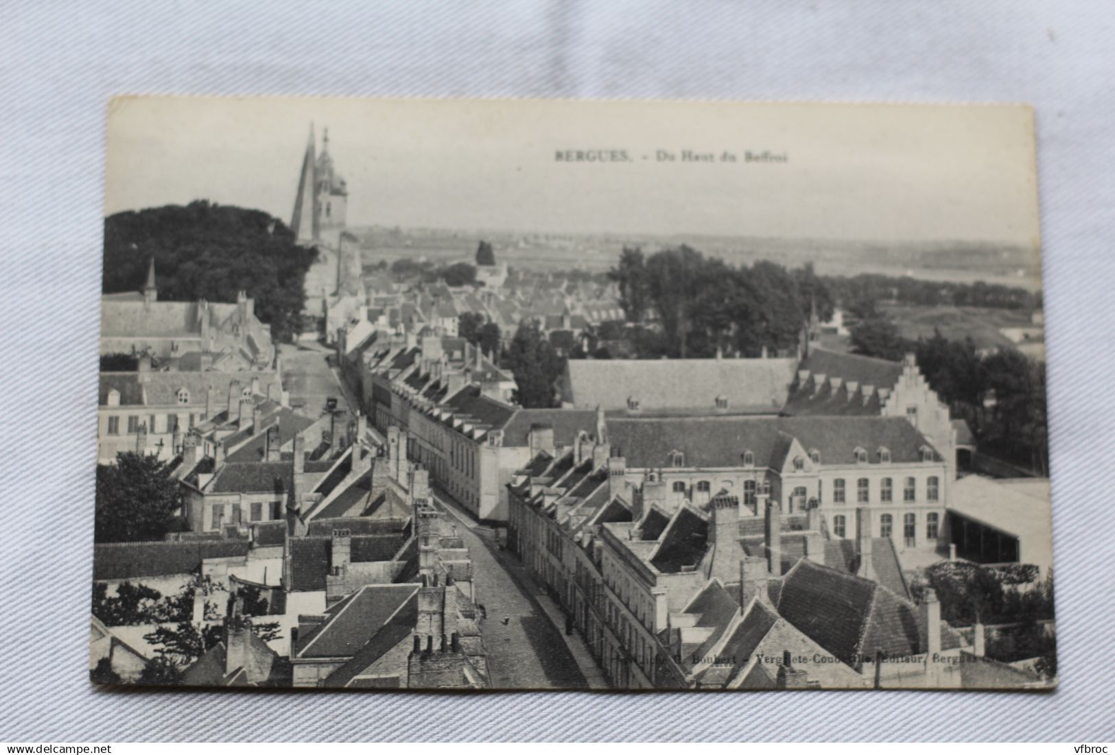 Bergues, du haut du beffroi, Nord 59