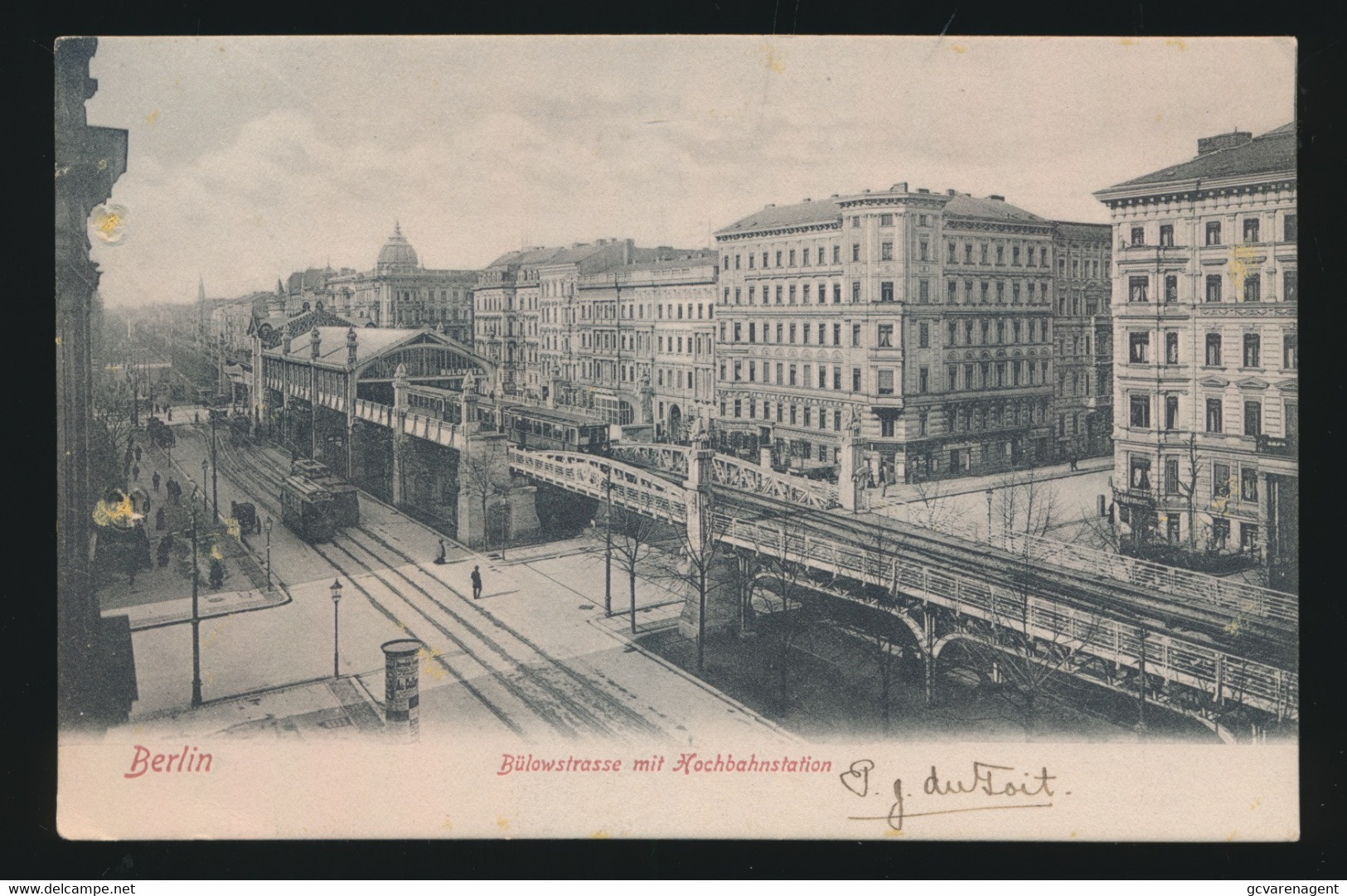 BERLIN  BÜLOWSTRASSE MIT HOCHBANSTATION