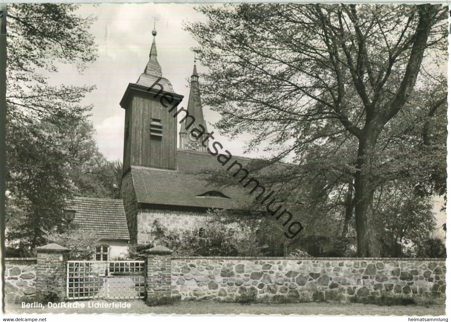 Berlin - Dorfkirche Lichterfelde - Foto-Ansichtskarte - Verlag Kunst und Bild Berlin