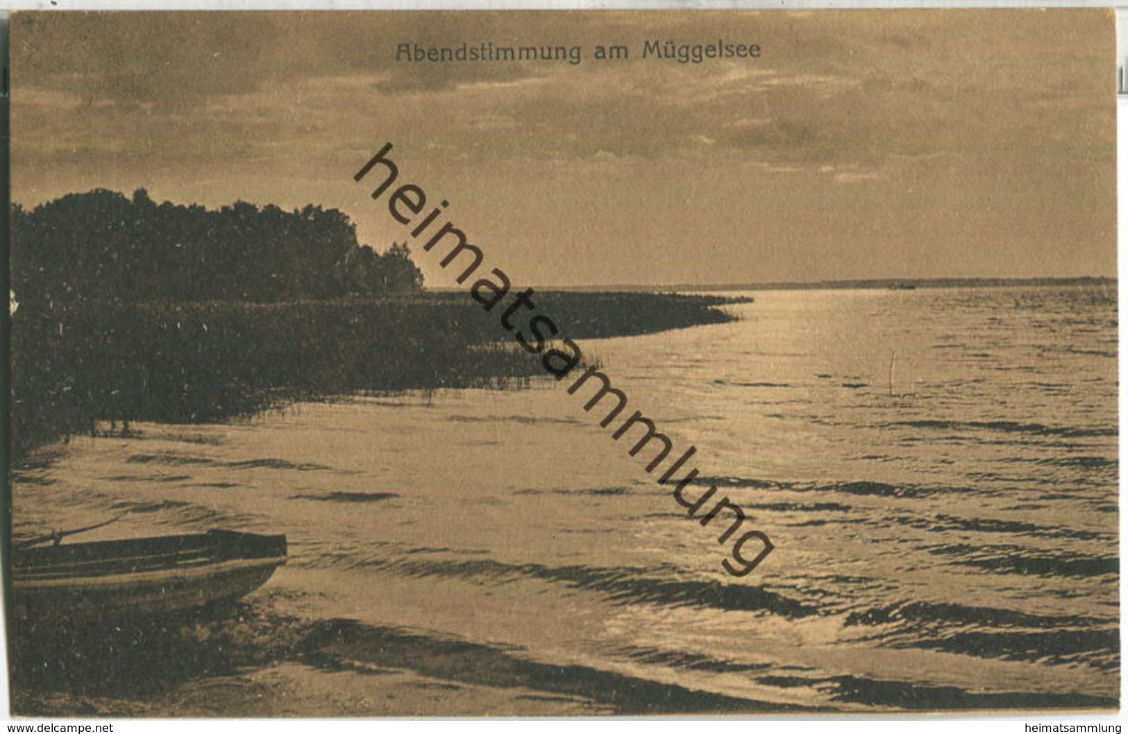 Berlin-Friedrichshagen - Müggelsee - Verlag J. Goldiner Berlin