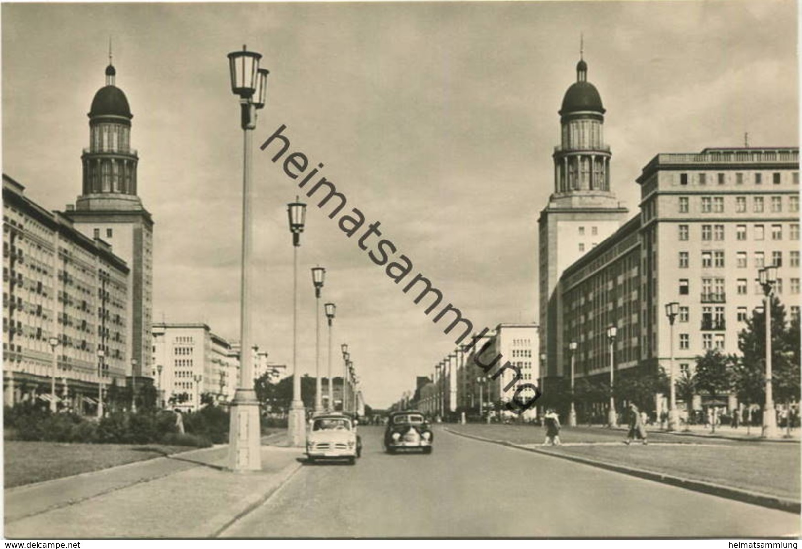 Berlin-Mitte - Stalinallee - Foto-AK Großformat - Verlag Felix Setecki Berlin