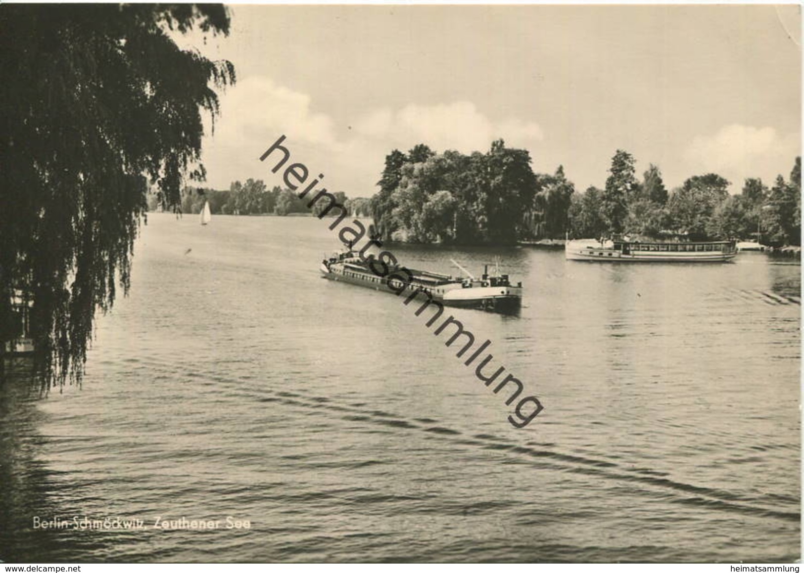 Berlin - Schmöckwitz - Zeuthener See - Foto-AK Grossformat 1959 - Postkartenverlag Kurt Mader Berlin-Karlshorst