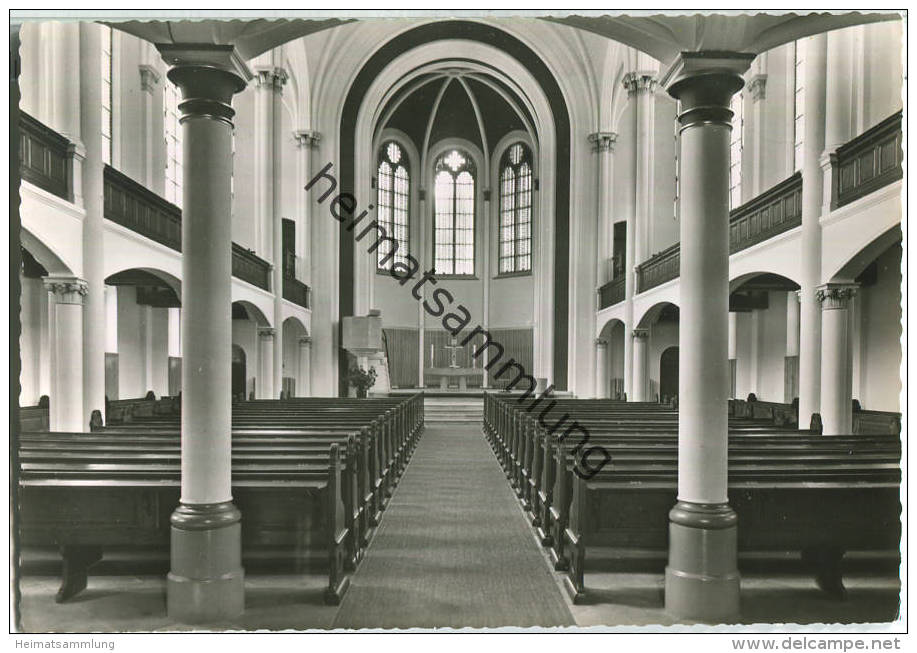 Berlin - Schöneberg - Ev. Zwölf-Apostel Kirche - Innen - Foto-Ansichtskarte