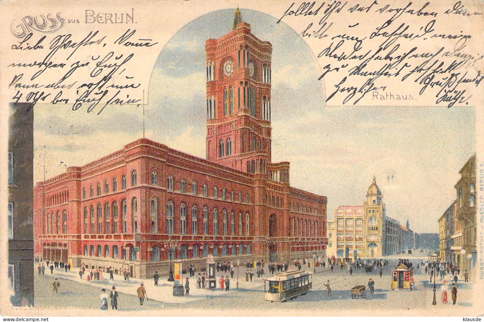 Berlin Schöneberg Rotes Rathaus 1901