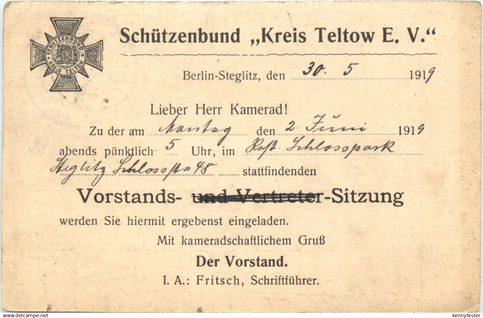 Berlin-Steglitz - Schützenbund Kreis Teltow