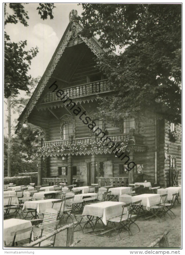 Berlin-Zehlendorf - Gaststätte Blockhaus Nikolskoe - Foto-AK Grossformat - Verlag Max O'Brien Berlin