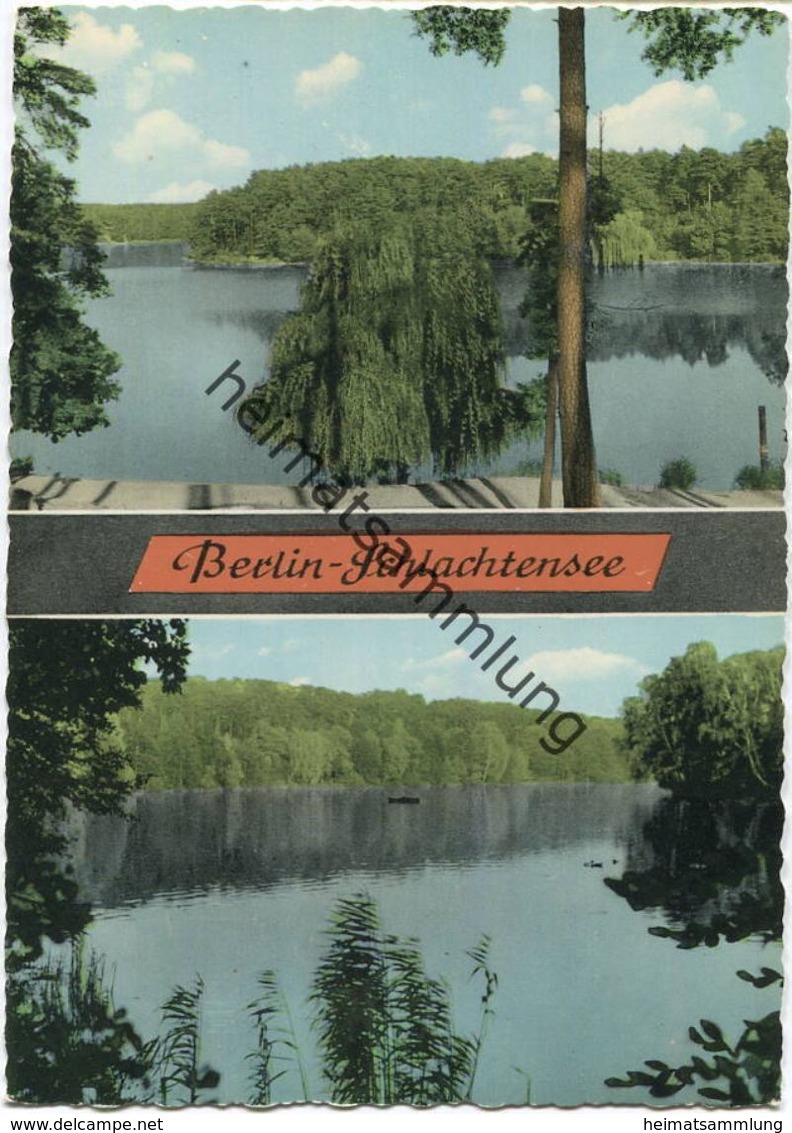 Berlin Zehlendorf - Schlachtensee - AK Grossformat - Verlag Herbert Meyerheim Berlin