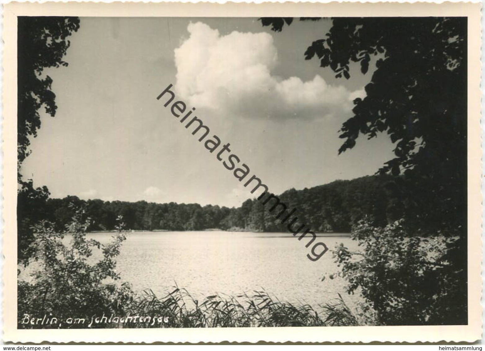 Berlin Zehlendorf - Schlachtensee - Foto-AK Grossformat - Verlag Bruno Schroeter Berlin