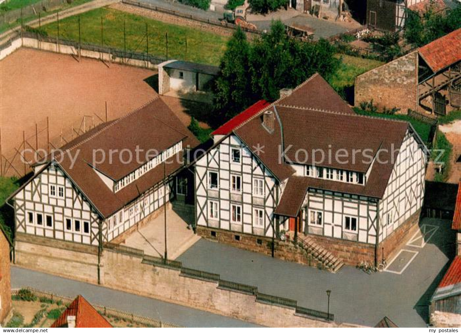 Berndorf Twistetal Schullandheim Fliegeraufnahme