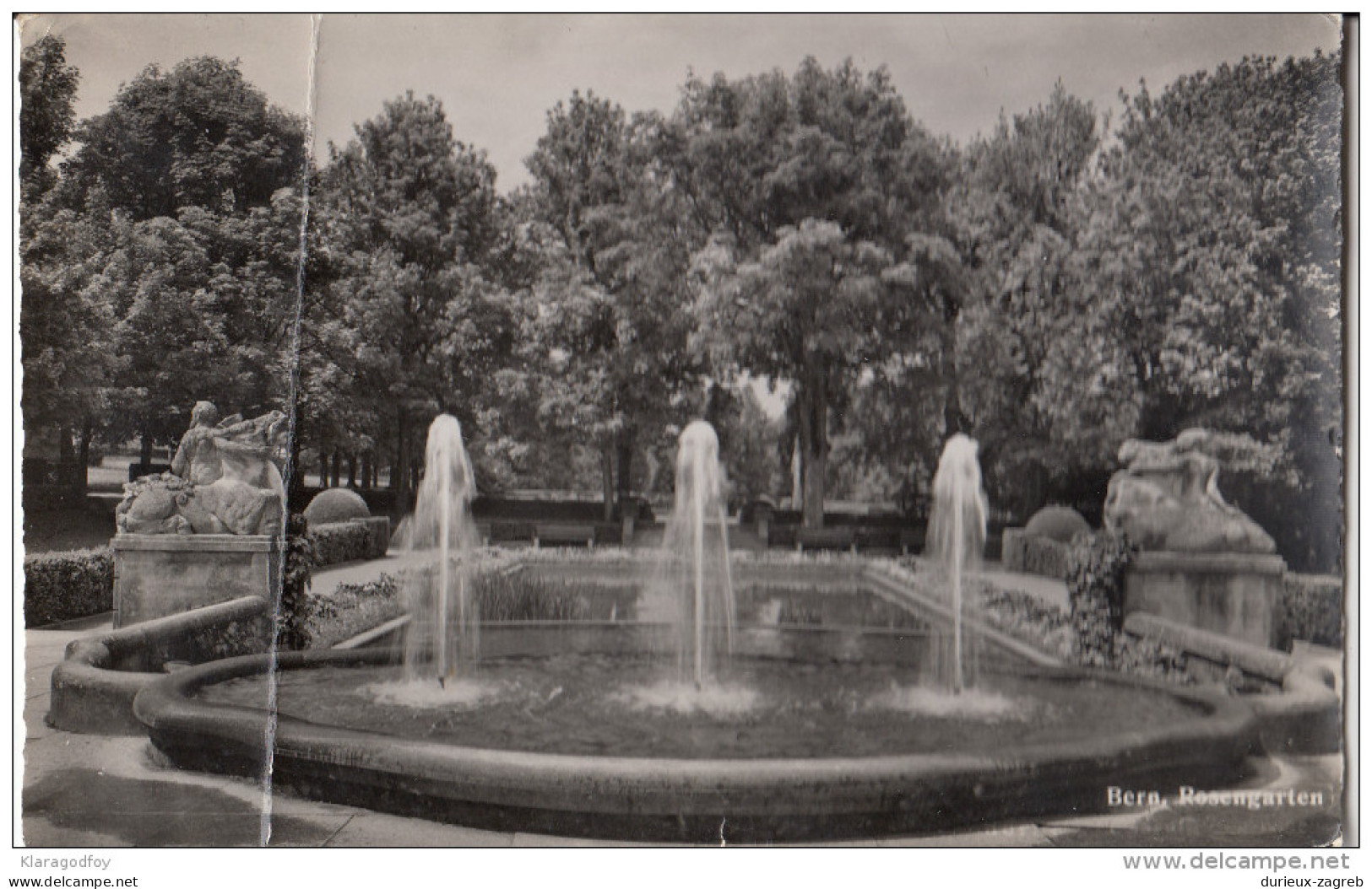 Berne old postcard travelled 1956 bb151228