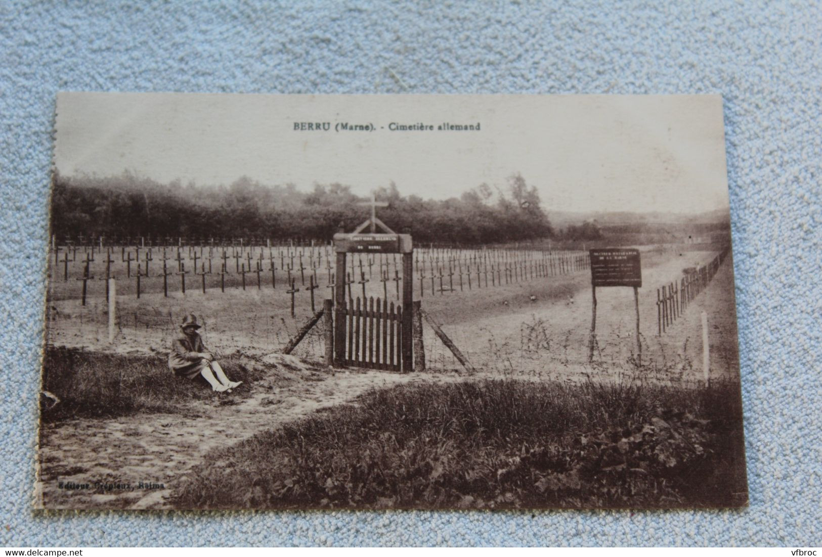 Berru, cimetière Allemand, Militaria, Marne 51