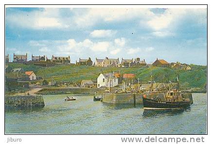 BERWICKSHIRE / The Harbour entrance / St. Abbs  //  CP 2/173