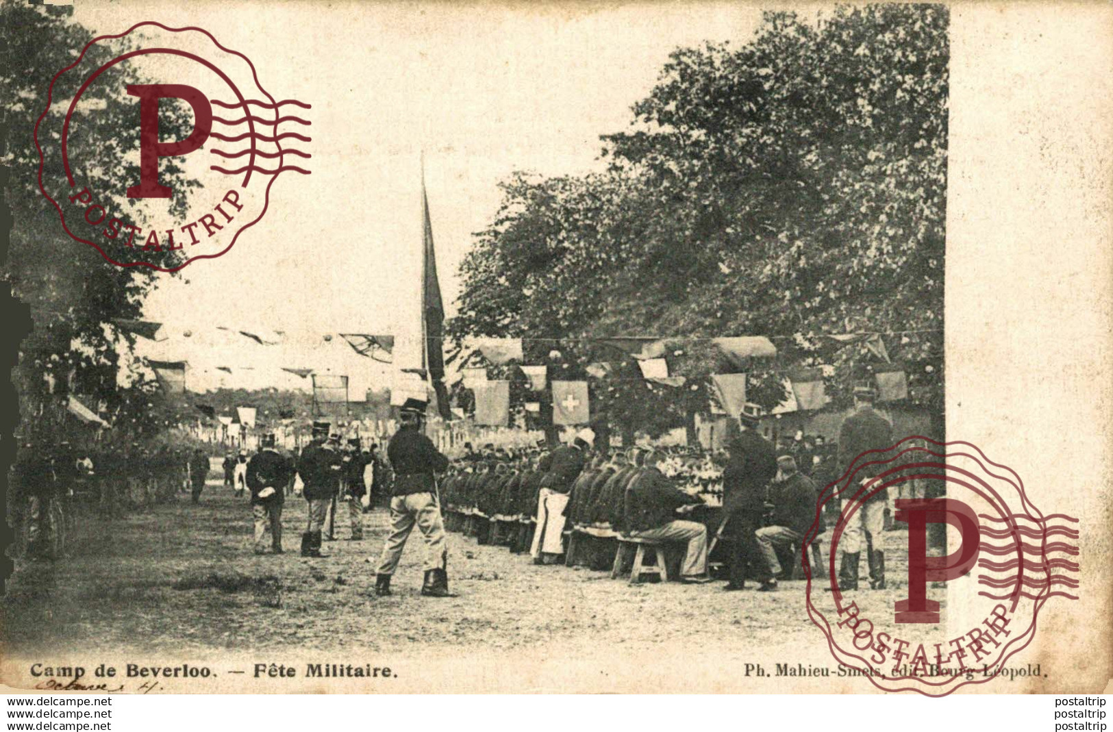 BEVERLOO FETE MILITAIRE  LEOPOLDSBURG BOURG LEOPOLD Camp de BEVERLOO KAMP WWICOLLECTION