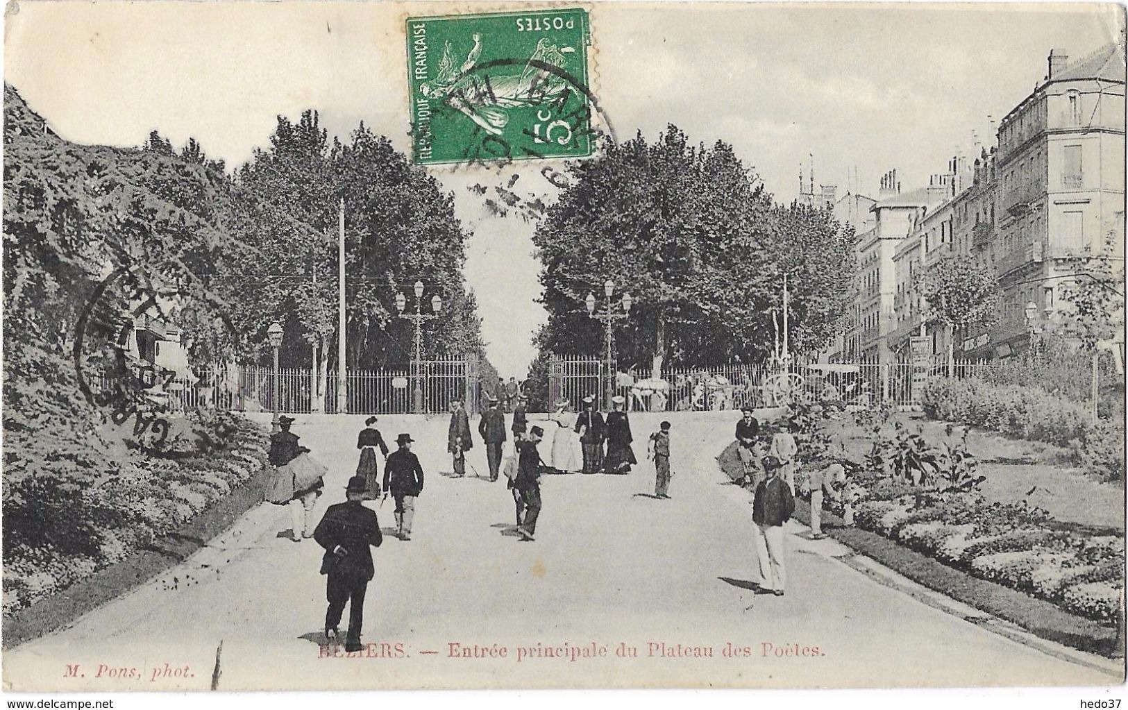 Béziers - Entrée principale du Plateau des Poètes