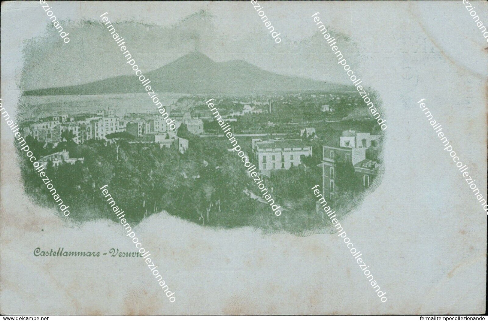 bh59 cartolina castellammare di stabia provincia di napoli