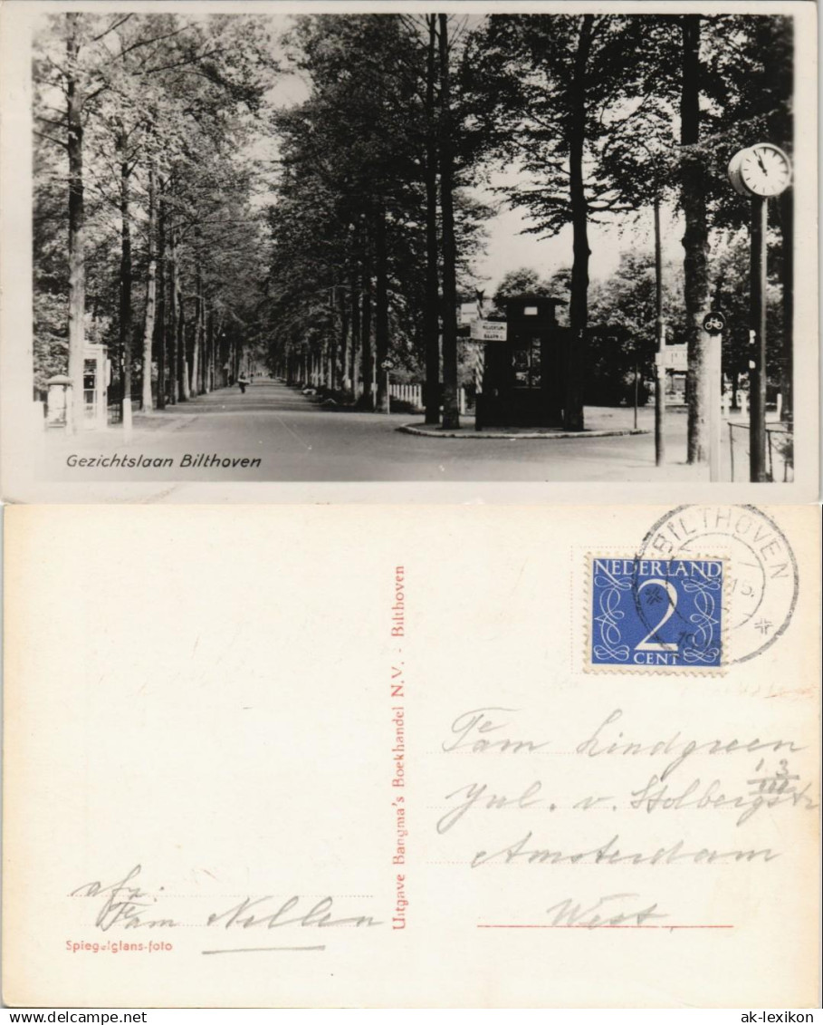 Bilthoven-De Bilt Gezichtslaan Bilthoven Strassen Partie Allee 1955