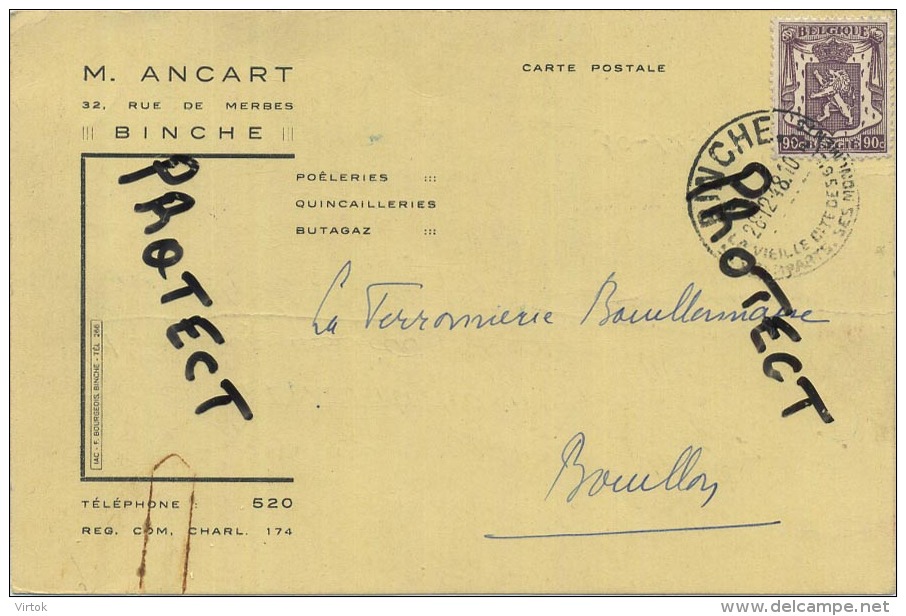 Binche :  M. ANCART    (  zie scans )