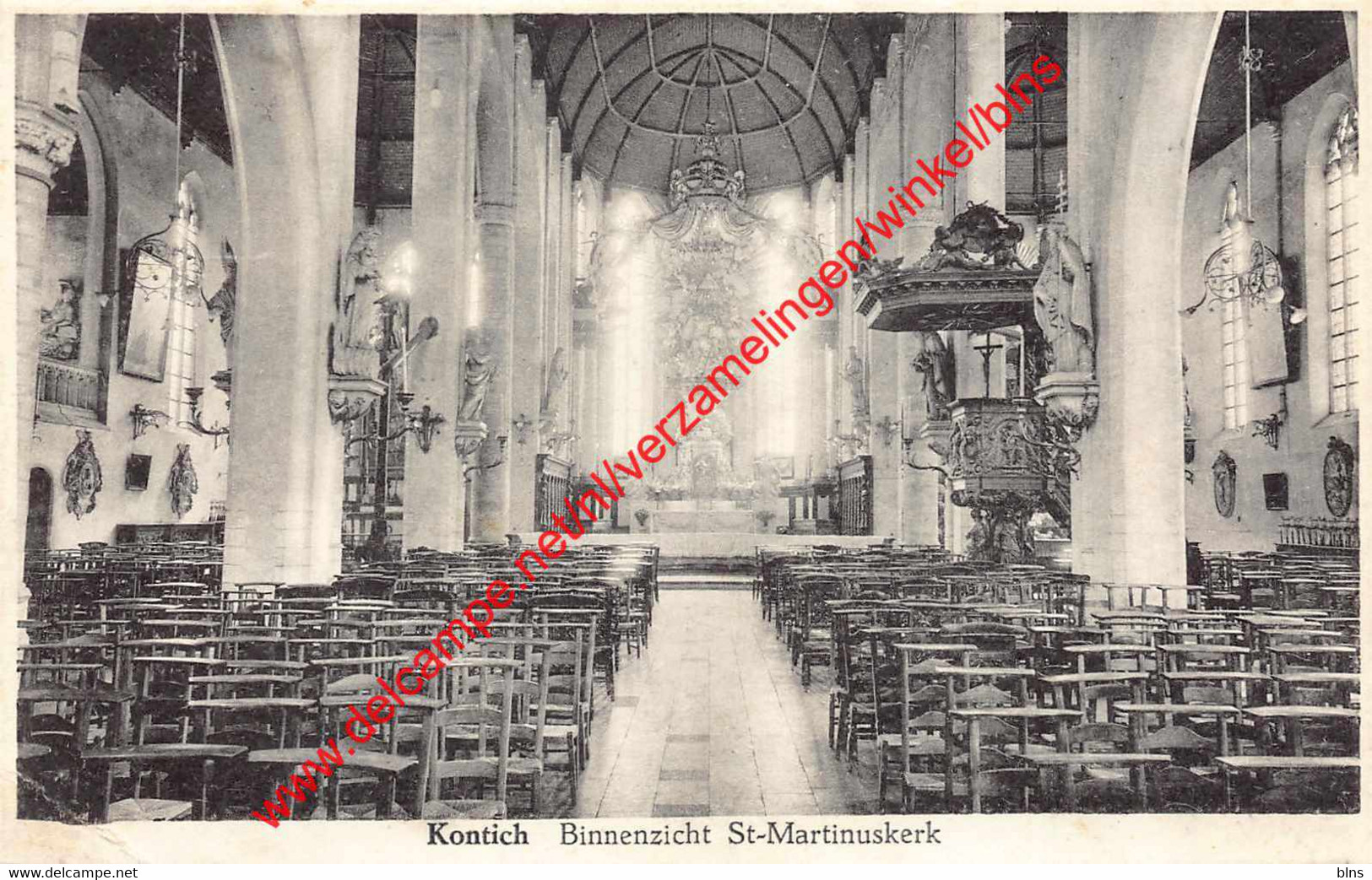 Binnenzicht St-Martinuskerk - Kontich