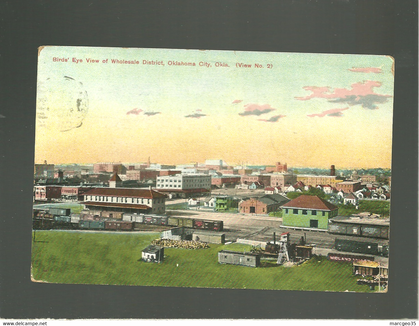 bird's eye view of wholesale district oklahoma city okla. view n° 2 édit. sadler