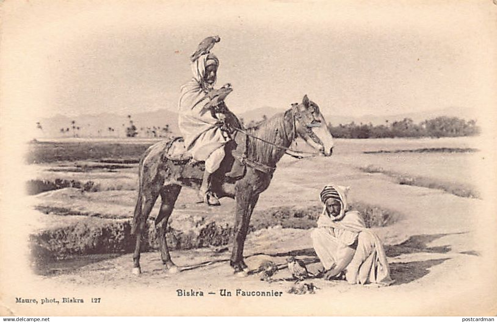 BISKRA - Un Fauconnier - Ed. Maure 127