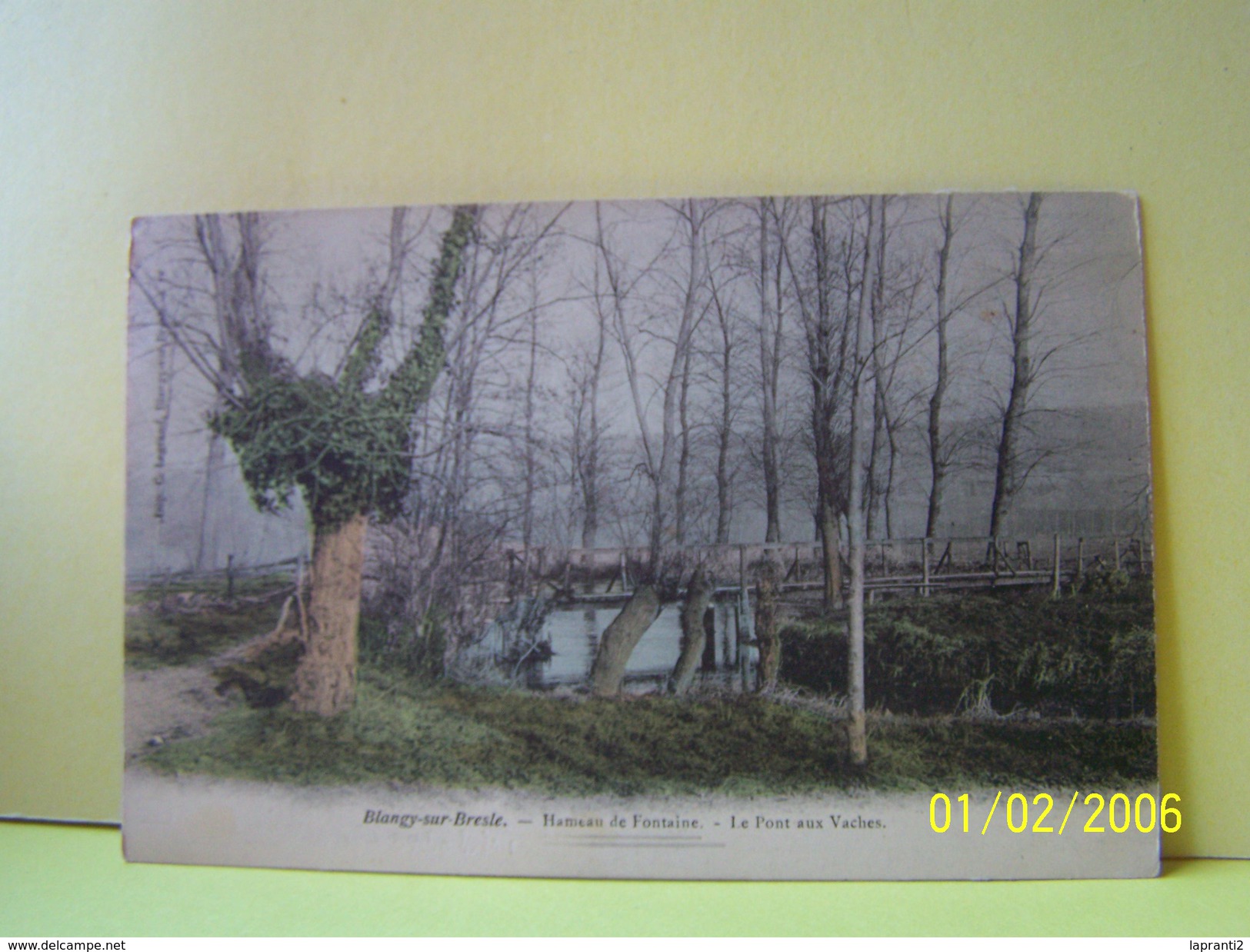 BLANGY-SUR-BRESLE (SEINE MARITIME) HAMEAU DE FONTAINE. LE PONT AUX VACHES.