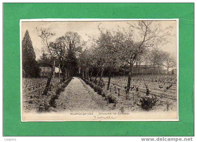 BLANQUEFORT --  Domaine de Curgan