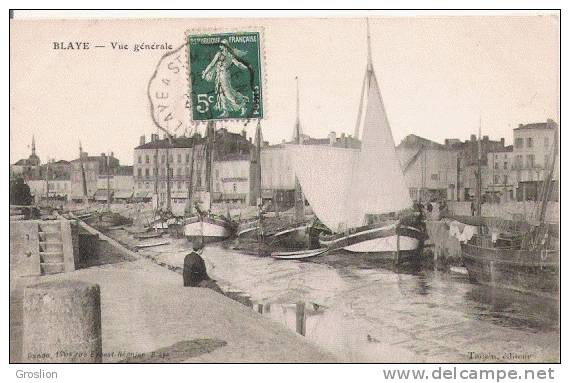 BLAYE VUE GENERALE (PORT) 1910