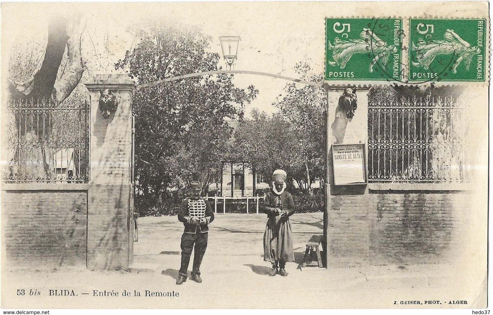 Blida - Entrée de la Remonte