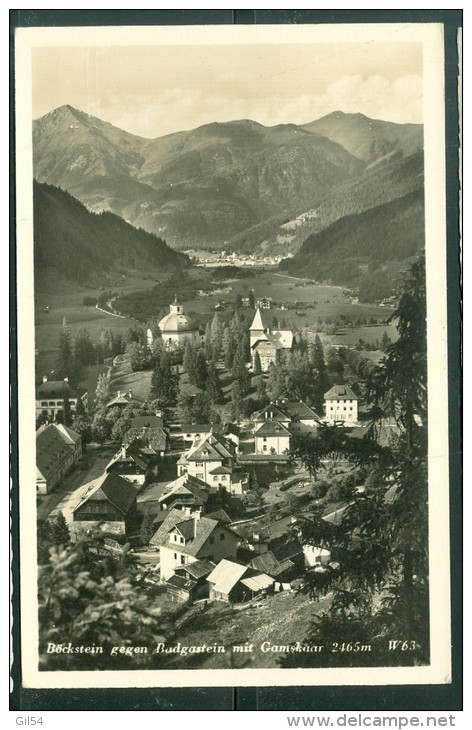 ,Böckstein b. Bad Gastein Totale geg. Badgastein m. Gamskaar - bcq83