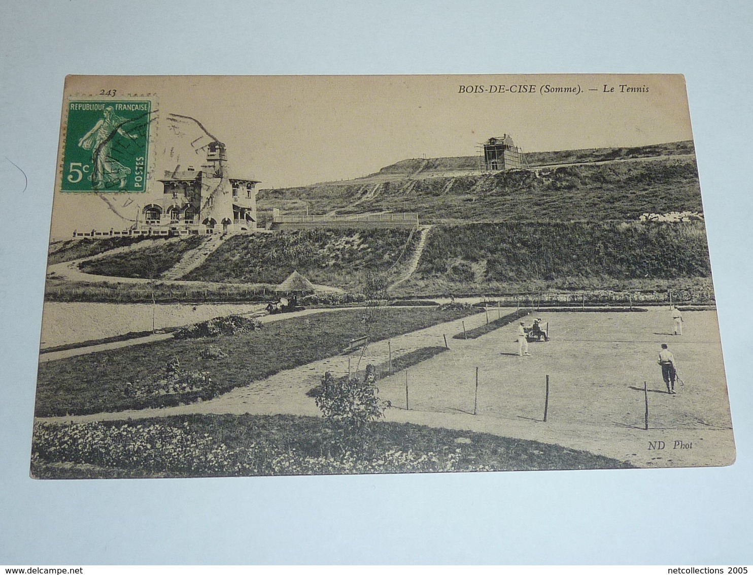 BOISE-DE-CISE - LE TENNIS - COURT ET TENNIS-MAN - 80 SOMME (Y)