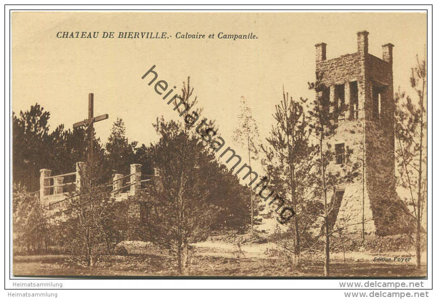 Boissy-la-Riviere - Chateau de Bierville - Calvaire et Campanile - Edition Levy et Neudrein Reunis Paris