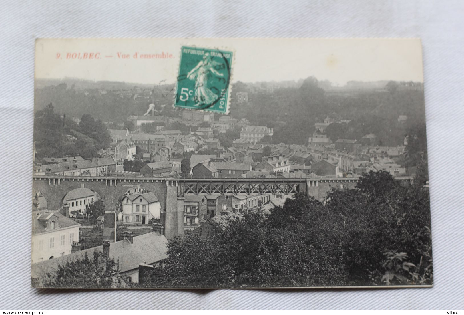 Bolbec, vue d'ensemble, Seine Maritime 76