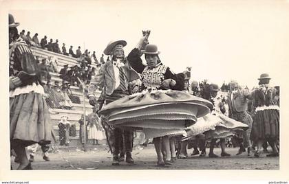 Bolivia - Danzas indias - FOTO POSTAL - Ed. Foto Linares