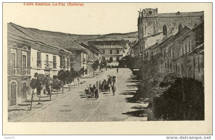 BOLIVIE - LA PAZ - Calle América