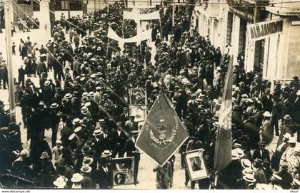 BOLIVIE(LA PAZ) 1918(CARTE PHOTO) MANIFESTATION