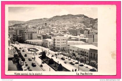 Bolivie - La Paz-Bolivia - Vista parcial de la Ciudad - Vieilles Voitures - Animée - 1948