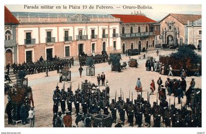 Bolivie - Oruro - Parade militaire