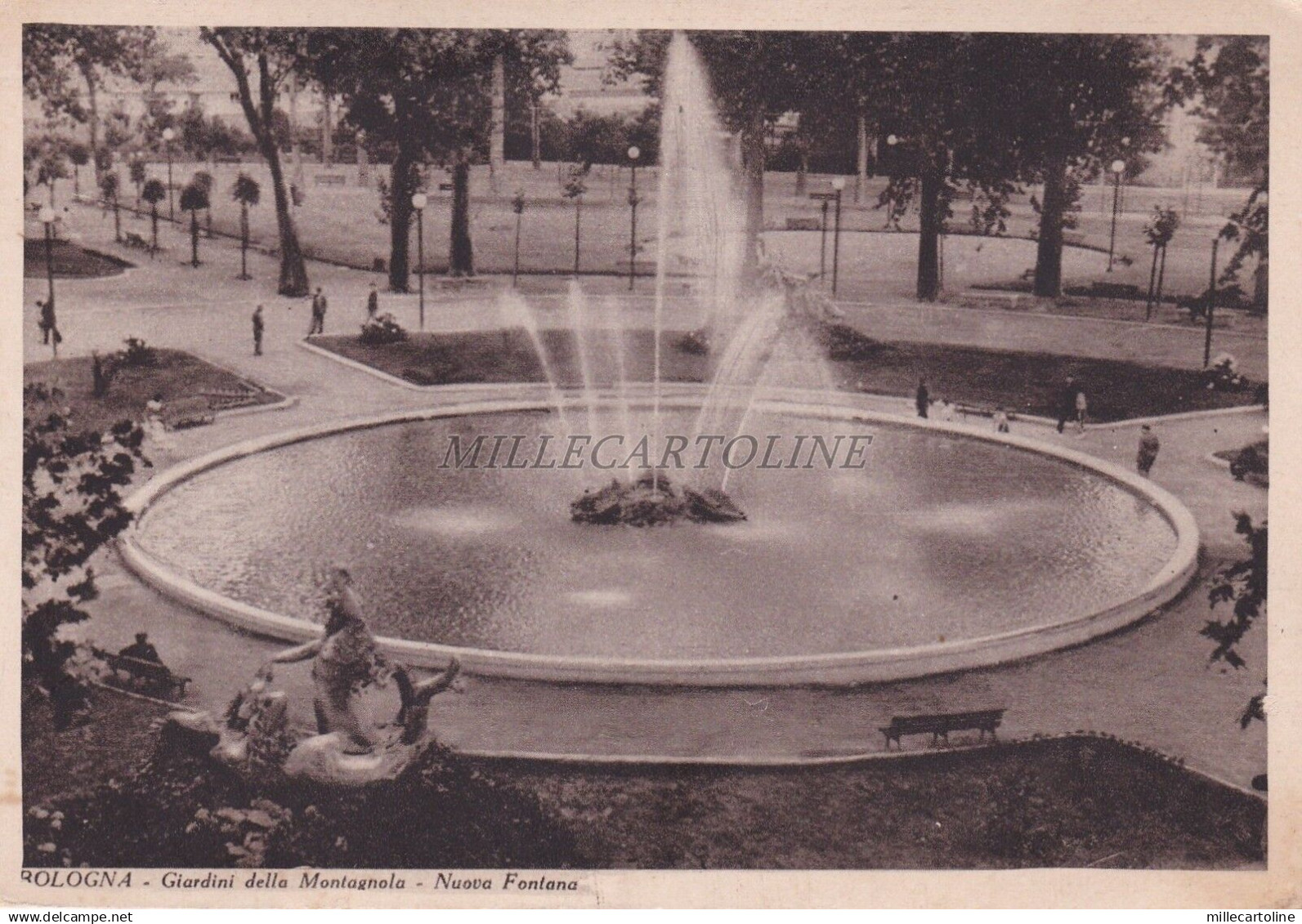 BOLOGNA - Giardini della Montagnola - Nuova Fontana 1936