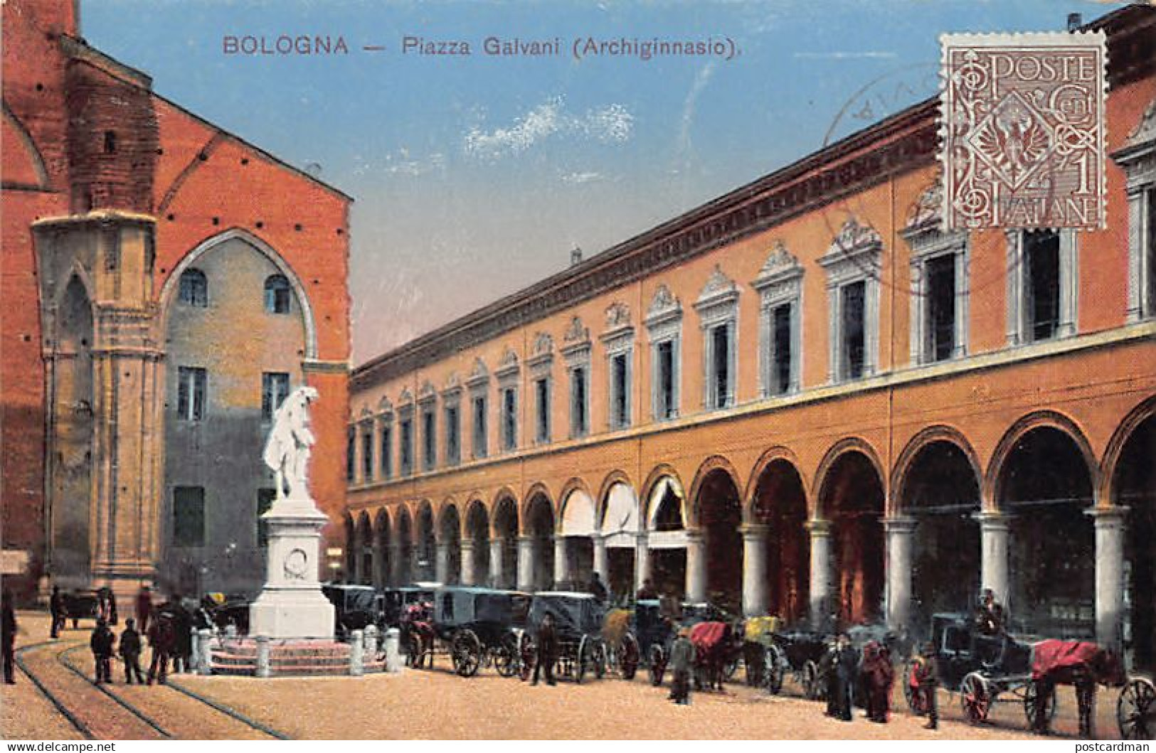 BOLOGNA - Piazza Galvani (Archiginnasio)