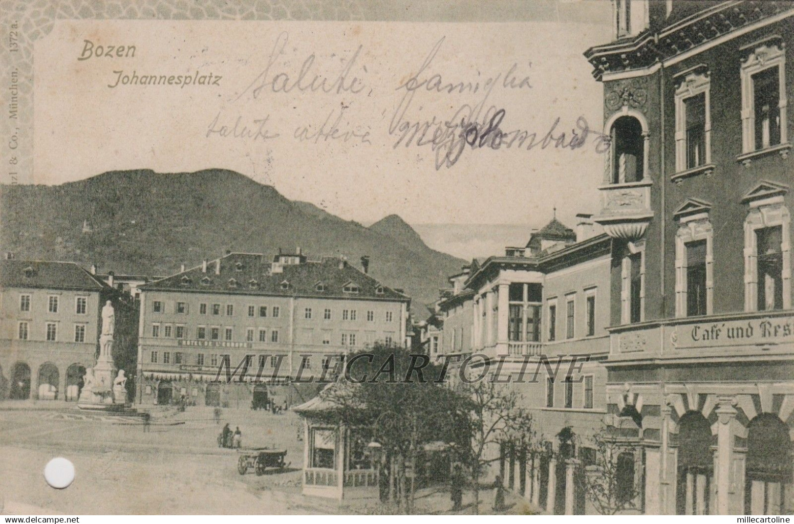 BOLZANO - BOZEN: Johannesplatz  1901