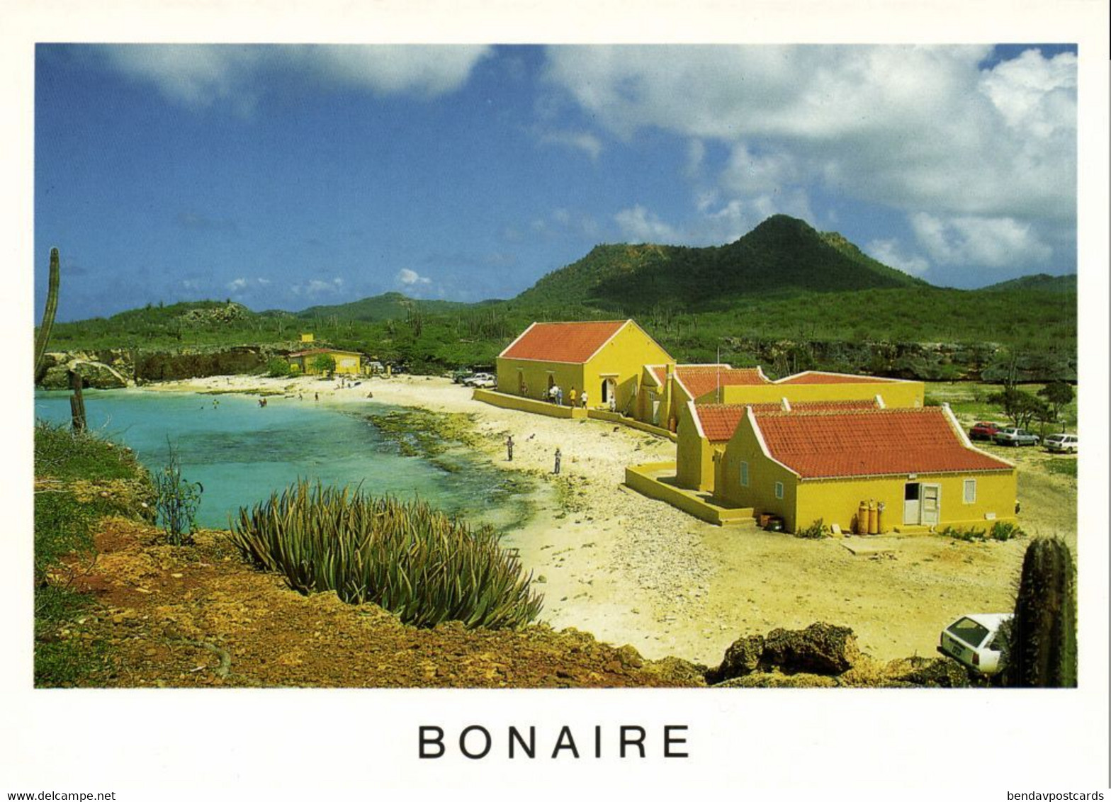 bonaire, N.A., Park Slagbaai, Hill Brandaris (1990s) Postcard