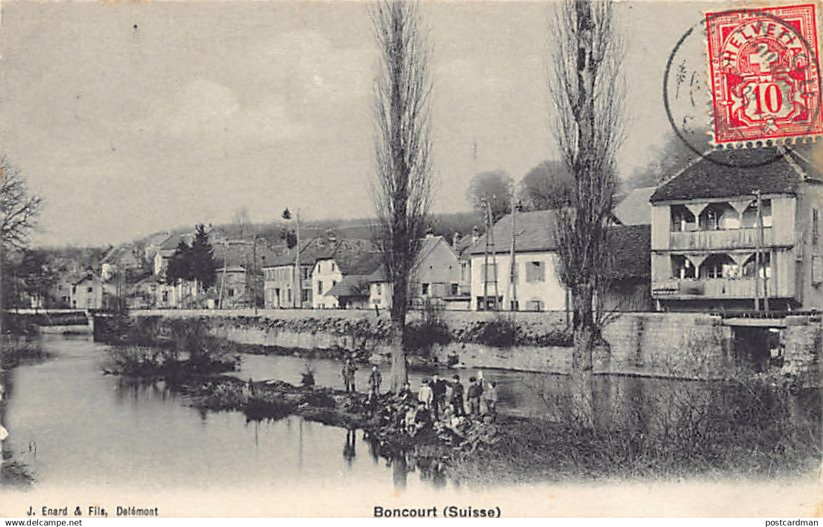 BONCOURT (JU) Bords de l'Allaine - Ed. J. Enard & Fils