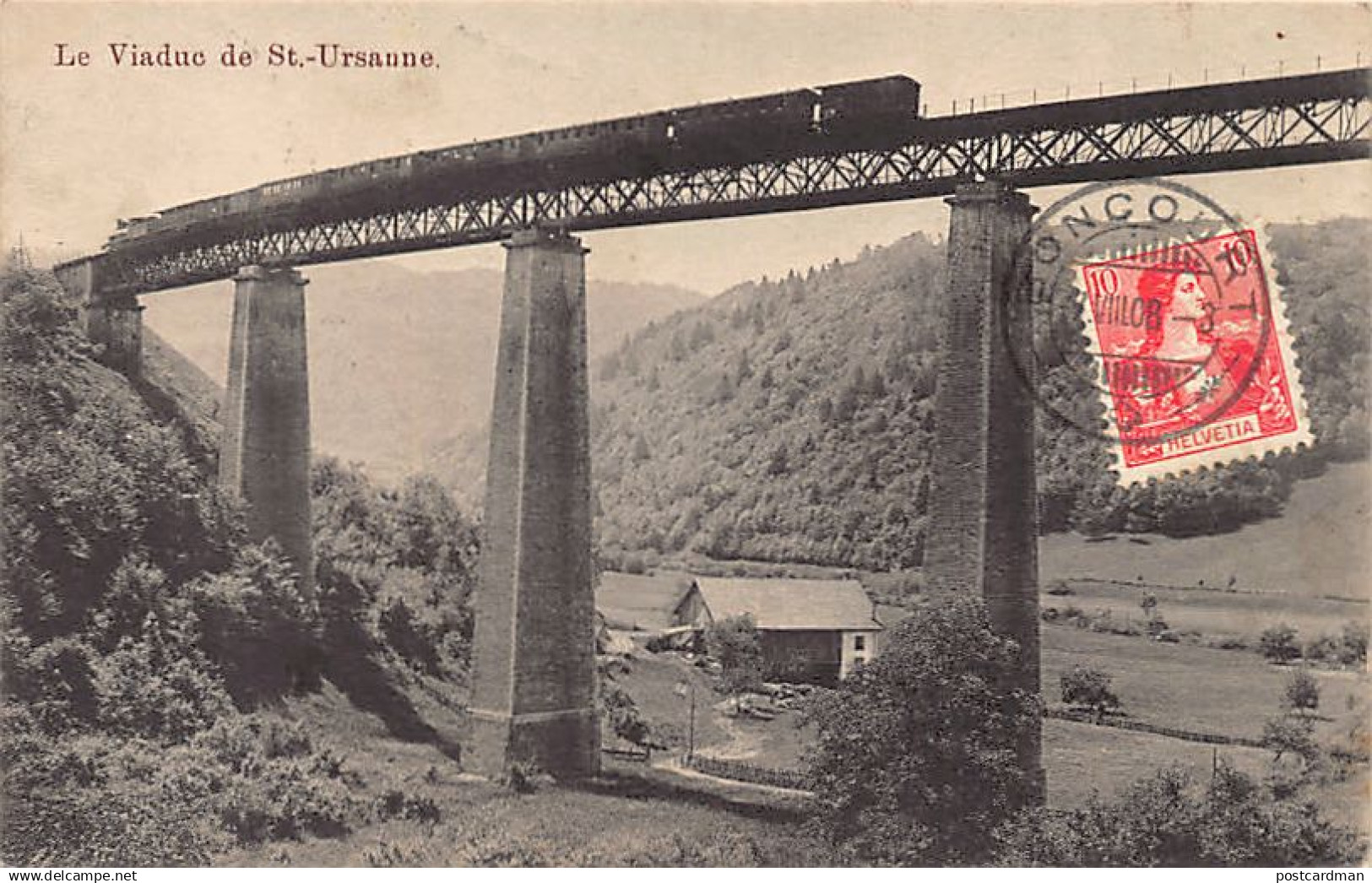 BONCOURT (JU) Viaduc de St.-Ursanne - Ed. Burgy 1195