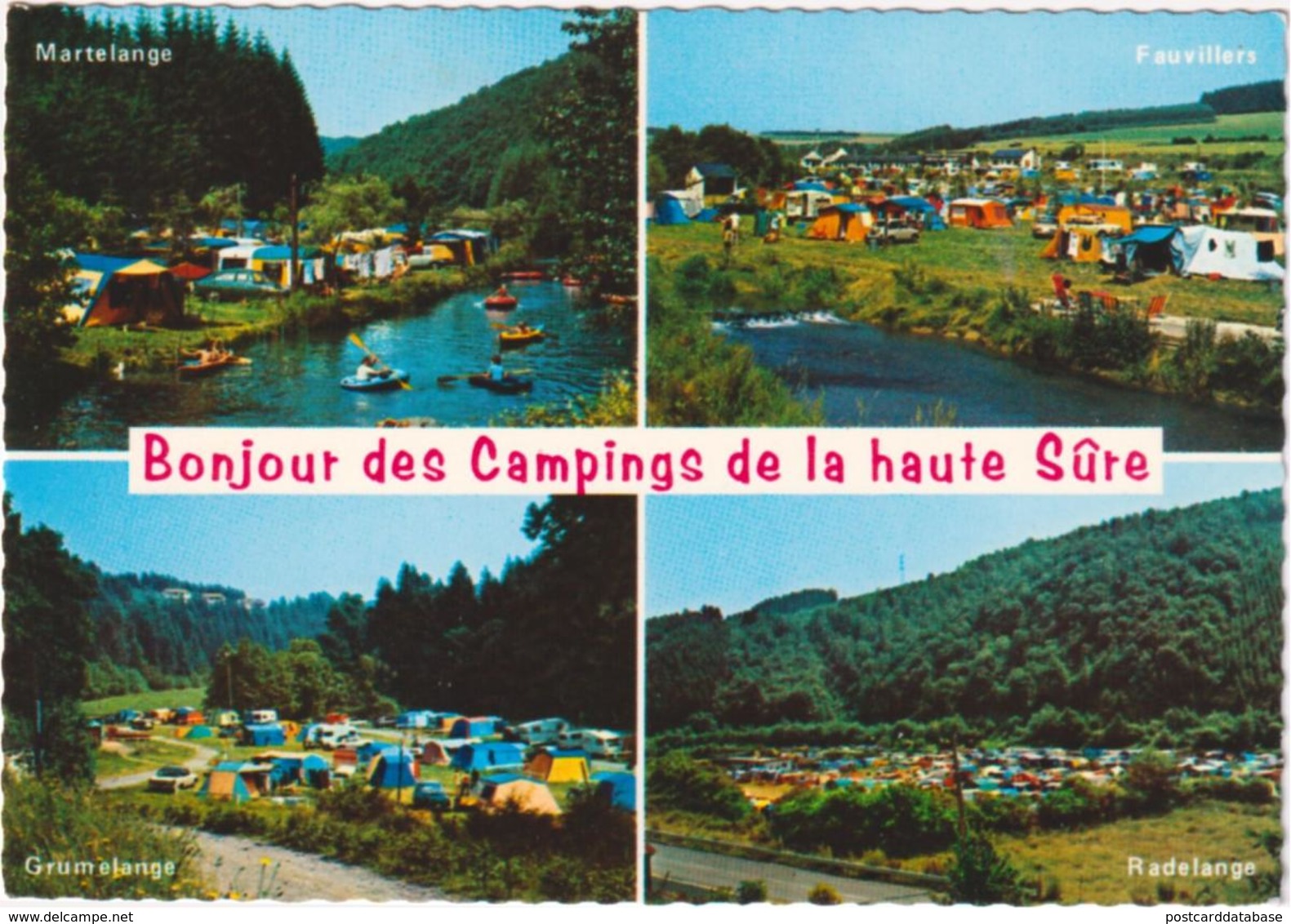 Bonjour des Campings de la saute Sûre - Grumelange, Martelange, Fauvillers, Radelange - & camping